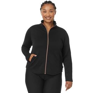 Skechers HET HOODLOZE HOODIE GOWALK GLANZENDE JAS, Zwart, L