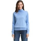 Tom Tailor - Turtleneck - Effen - Regular Fit - Katoen- en Viscosemix