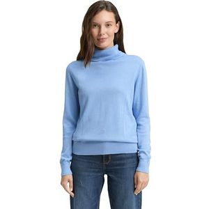 Tom Tailor - Turtleneck - Effen - Regular Fit - Katoen- en Viscosemix