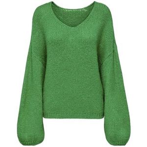 Jdy Dinea L/S omkeerbare trui KNT, bright green, L