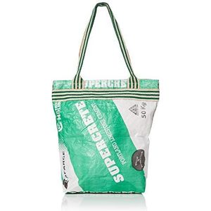 Turtle Bags zak van gerecycled cement, groen, met katoenen voering, 25 g
