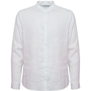 CASUAL FRIDAY Heren CFAnton LS CC 100% linnen Shirt hemd, 110601/Bright White, XXL, 110601/Helder Wit, XXL