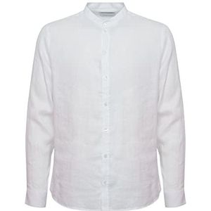 CASUAL FRIDAY Heren CFAnton LS CC 100% linnen Shirt hemd, 110601/Bright White, XXL, 110601/Helder Wit, XXL