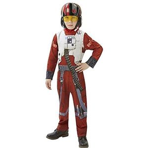 Rubie's 3620264 - EP7 X-Wing Fighter Classic Child, M, rood/wit