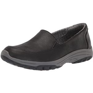 Skechers Reggae Fest 2.0-tekstboek, mocasn plat, dames, Blanco Y Gris, 37.5 EU