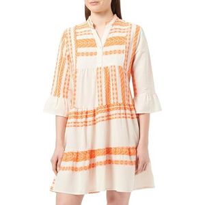 EYOTA Zomerjurk voor dames, oranje, XS