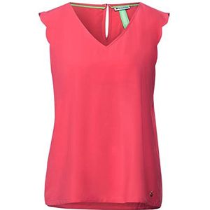 Street One Dames A343328 blouse top, Intense Coral, 42