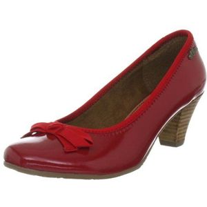 s.Oliver Casual Pumps voor dames, Rode Rot Chili Patent 523, 39 EU