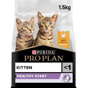 PURINA PRO PLAN Kat Original Kitten Rijk aan Kip droge brokjes 6x1,5kg