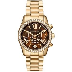 Michael Kors - Lexington Collection, goudkleurig, roestvrij stalen horloge voor dames MK7276