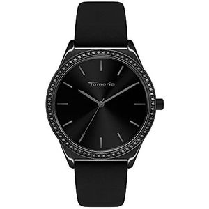 Tamaris Horloge, zwart, 38 mm, modern