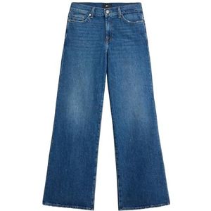 7 For All Mankind - Jeans - Dames - Blauw - Katoen