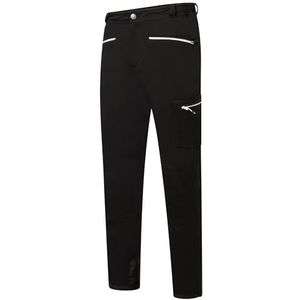 Dare2b heren toegevoegd II Ilus Hybrid D-Lab Softshell aan de voorkant en Core Stretch naar de achterkant broek, zwart, 36