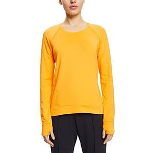 ESPRIT Yoga-Shirt dames rcs longsleeve edry,gouden oranje,XXL