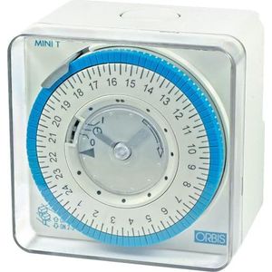 Orbis Ob251232-mini-t qrd 230 V int.hor.analoog. Reserve 100 h. Kogel 24 h Trascuadro 16 A