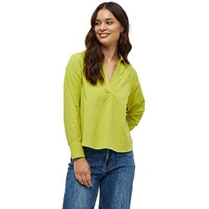 Desires Annamay shirt met lange mouwen | groene dames tops | lente shirt dames | maat M