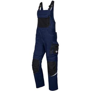 BP 1979-570-1432 Workwear Unisex broek, polyester en katoen, nachtblauw/zwart, maat 50s