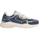 Pepe Jeans - PLS600015 Dave Retro - Leren Sneakers - Marineblauw - Casual