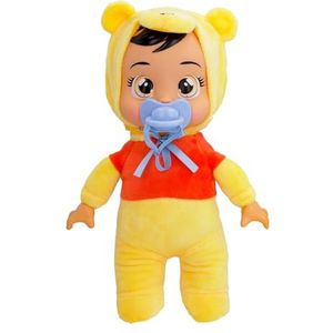 Bebes Llorones Tiny Cuddles Disney Winnie de Poeh, zachte babypop, geïnspireerd op Disney Winnie de Poeh, huilt met echte tranen, speelgoed voor meisjes en jongens vanaf 18 maanden