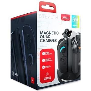 STEALTH Quad oplaadstation compatibel met Switch 2 Joycons