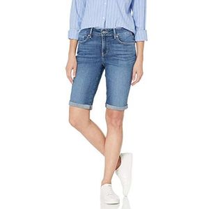 NYDJ Women's Briella Shorts in Stretch Indigo Denim, Heyburn, 16