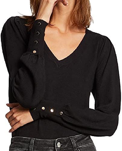 MORGAN - Trui - Zwart - Fijn Tricot met V-hals