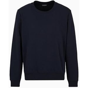 EMPORIO ARMANI Man Basic Terry Hoodie Sweatshirt Blauw S, Armani Blu, S