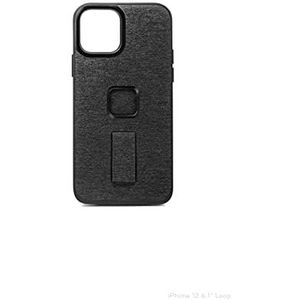 Peak Design Mobile Everyday Loop Case Smartphone-hoes met magneetsysteem en vingerlus voor iPhone 12/12 Pro - Charcoal (donkergrijs)