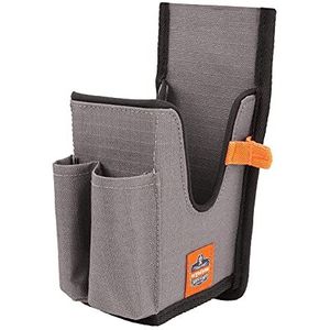 Ergodyne Squids 5540 Barcode Scanner Holster Pouch voor Gun Grip Mobiele Computers, Houder voor Handheld Barcode Scanners, Riemlus Attachment Grijs Groot