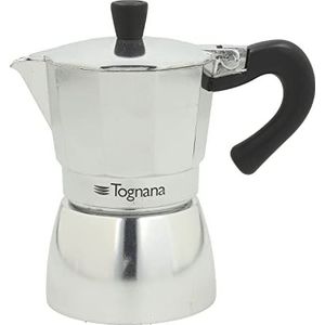 Tognana Porcellane v4430131all aluminium koffiezetapparaat - koffiezetapparaten (wit, 90 mm, 160 mm, 323 g)