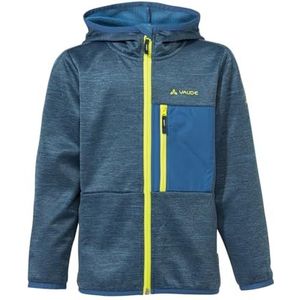 VAUDE Kikimora Fleecejack voor kinderen, functionele fleece overgangsjas met capuchon, voor jongens en meisjes, warm fleecejack voor buiten