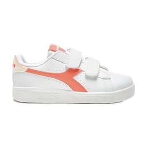 Diadora Game P Ps Girl meisjes Gymschoen Low-Top, Fusion Coral White, 29.5 EU