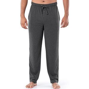 Fruit of the Loom Heren Extended Sizes Jersey Knit Sleep Pant (1 & 2 Packs) Pyjamaonderstuk, Charcoal Heather, Medium