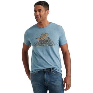 Lucky Brand Men's Short Sleeve Crew Neck Coyote Rider Tee