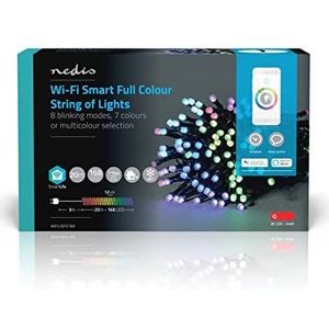 Nedis SmartLife Wi-Fi decoratief LED-lichtsnoer - 20m - 168 LED's / full-color