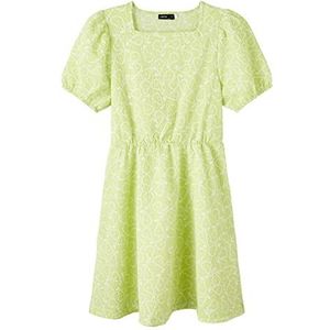 Bestseller A/S Meisjes NLFHUICE SS Jurk, Shadow Lime, 164, Shadow Lime, 164 cm