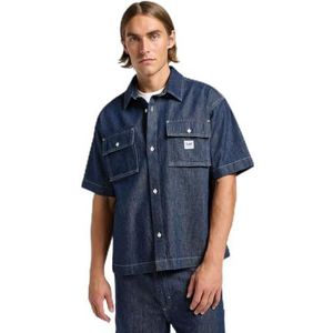 Lee - Workwear - Overhemd - Indigoblauw - Korte Mouwen