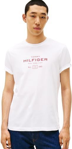 Tommy Hilfiger - Stack Graphic - T-shirt - Korte Mouwen - 100% Regeneratief Katoen