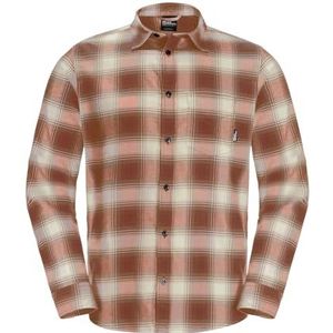 Jack Wolfskin Wandelshirt voor heren M, Intense Roest, 3XL
