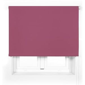 ECOMMERC3 | Transparant rolgordijn op maat, premium formaat, 95 x 165 cm, buis 38 mm en stofmaat 92 x 160 cm, lila