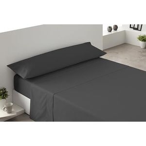 Degrees home - 3-delige beddengoedset - hoeslaken, bedlaken en kussensloop - microvezel polyester bed 105 cm