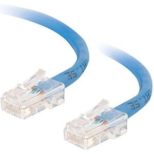C2G 7M Cat5e netwerk Crossover Patch kabel. Xover Ethernet kabel, Peer-to-Peer Computer Lead. BLAUWE CAT5E PVC UTP