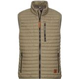 Camel Active - Bodywarmer - Brokaat - Licht Gevoerd - Staande Kraag, Ritszakken