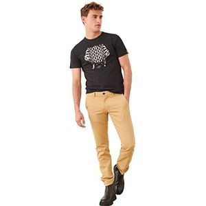 Teddy Smith Pallas Chino Sweat Dyed Herenbroek, Kanyon-beige, 34