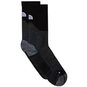 The North Face - Hiking Crew - Sokken - Zwart Grijs - Middenkuithoogte