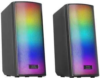Mars Gaming MSRGB2 Draagbare & party speaker Draadloze stereoluidspreker Zwart 15 W