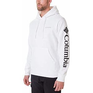 Columbia Viewmont II Sleeve Graphic Hoodie Sweatshirt met capuchon voor heren, Wit, 6X