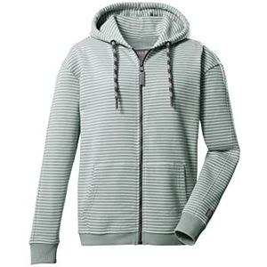 G.I.G.A. DX Women´s Sweatjack met capuchon/jack met capuchon GS 165 WMN SWT JCKT GOTS, foggy ocean, 36 39377-000