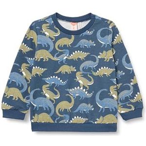Koton Babyboys Lange Mouwen Crew Neck Dinosaurus Bedrukt Brushed Interieur Sweatshirt, Navy Design (7d1), 18-24 Monate