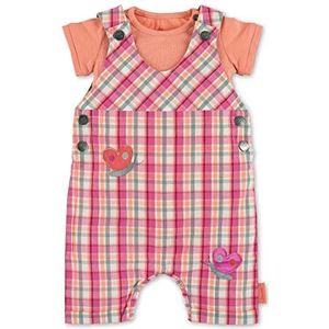 Sterntaler Baby-meisjesset tuinbroek en body vlinder, ecru, 56 cm